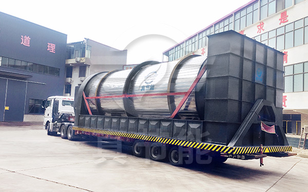 浸出渣烘干設(shè)備運(yùn)輸現(xiàn)場(chǎng)